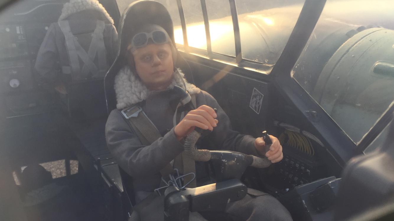 Njemački bombarder iz Drugog svjetskog rata na nebu iznad Čakovca