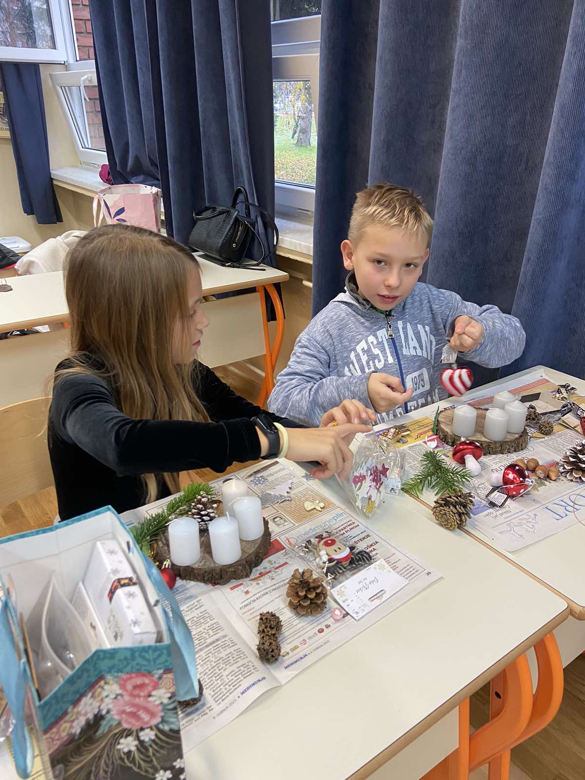 Radionica na temu Advent na stolu u III. OŠ Čakovec