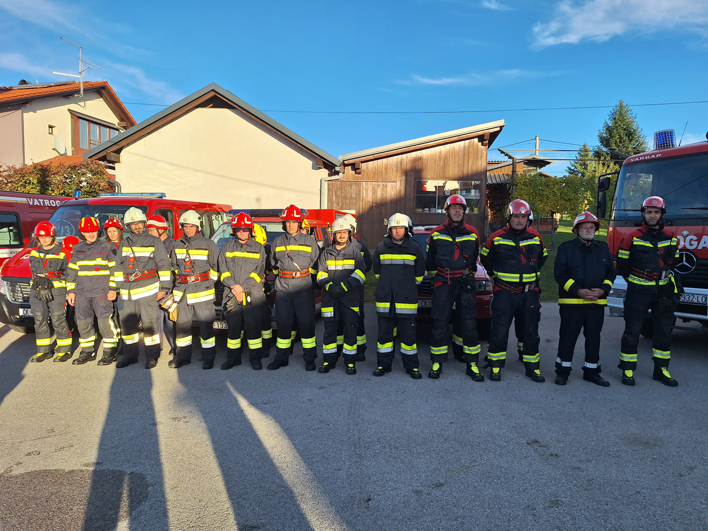 vatrogasna vježba Vatrogasne zajednice općine Sveti Juraj na Bregu