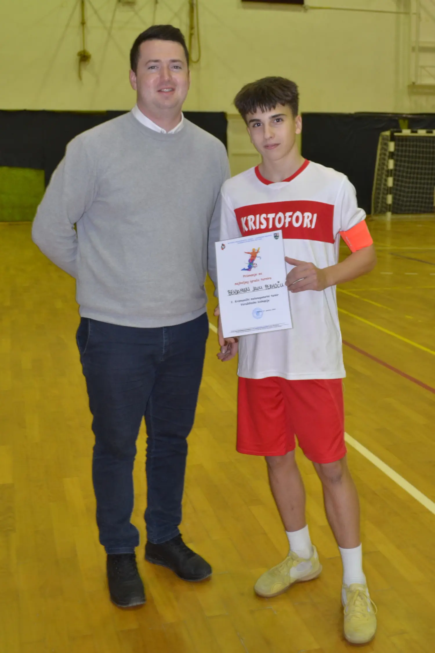2 – Najbolji igrač turnira Benjamin Jan Perhoč 2 – Najbolji igrač turnira Benjamin Jan Perhoč
