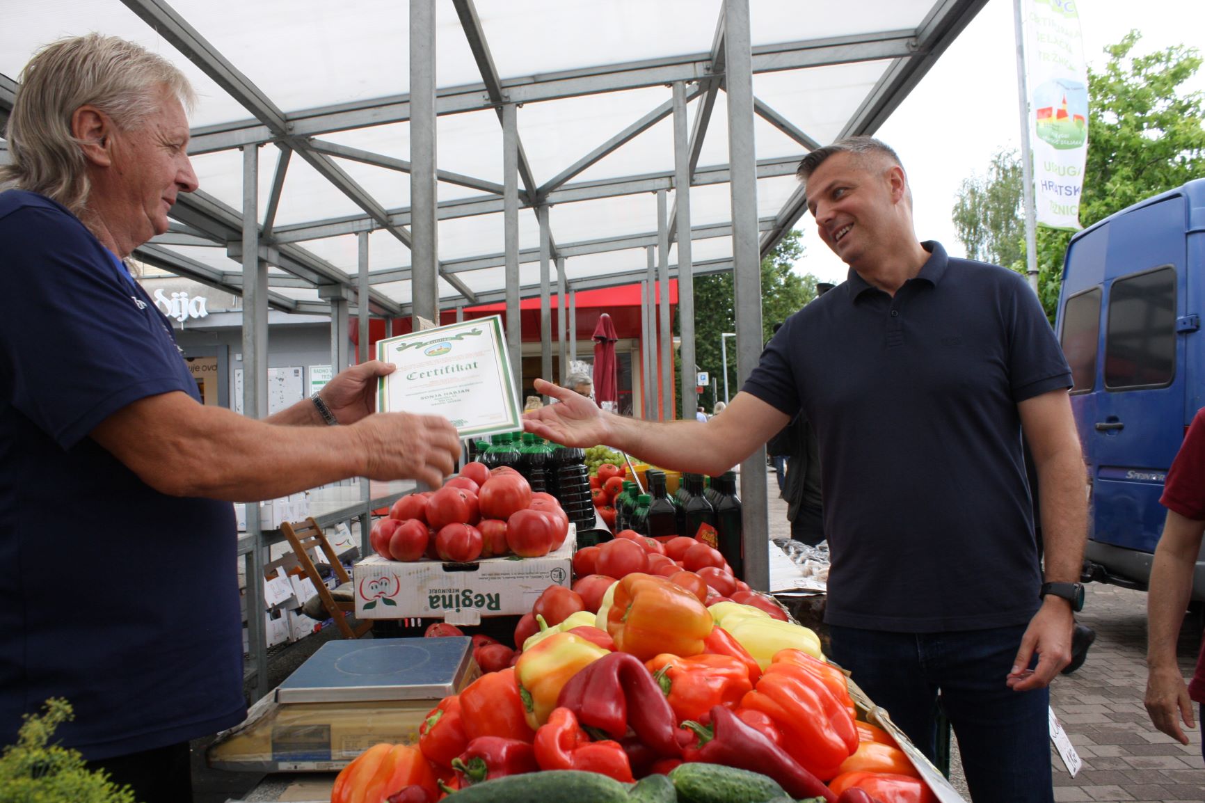 Podijeljeni certifikati OPG-ima koji prodaju na čakovečkoj tržnici