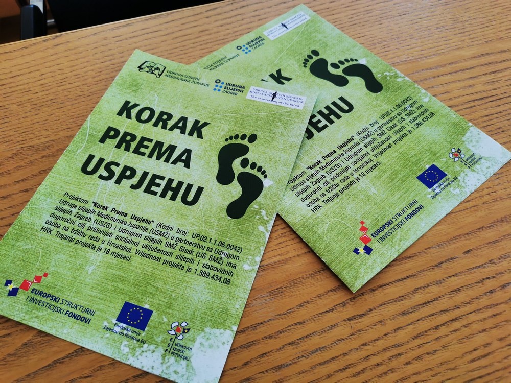 FOTO Projektom ‘Korak prema uspjehu’ do lakšeg zapošljavanja slijepih i slabovidnih osoba
