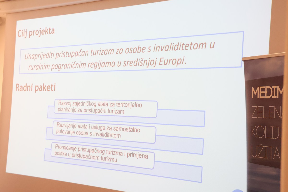 PRISTUPAČNIJA PUTOVANJA Predstavljen projekt Turističke zajednice Međimurske županije i REDEA-e namijenjen osobama s invalidnošću
