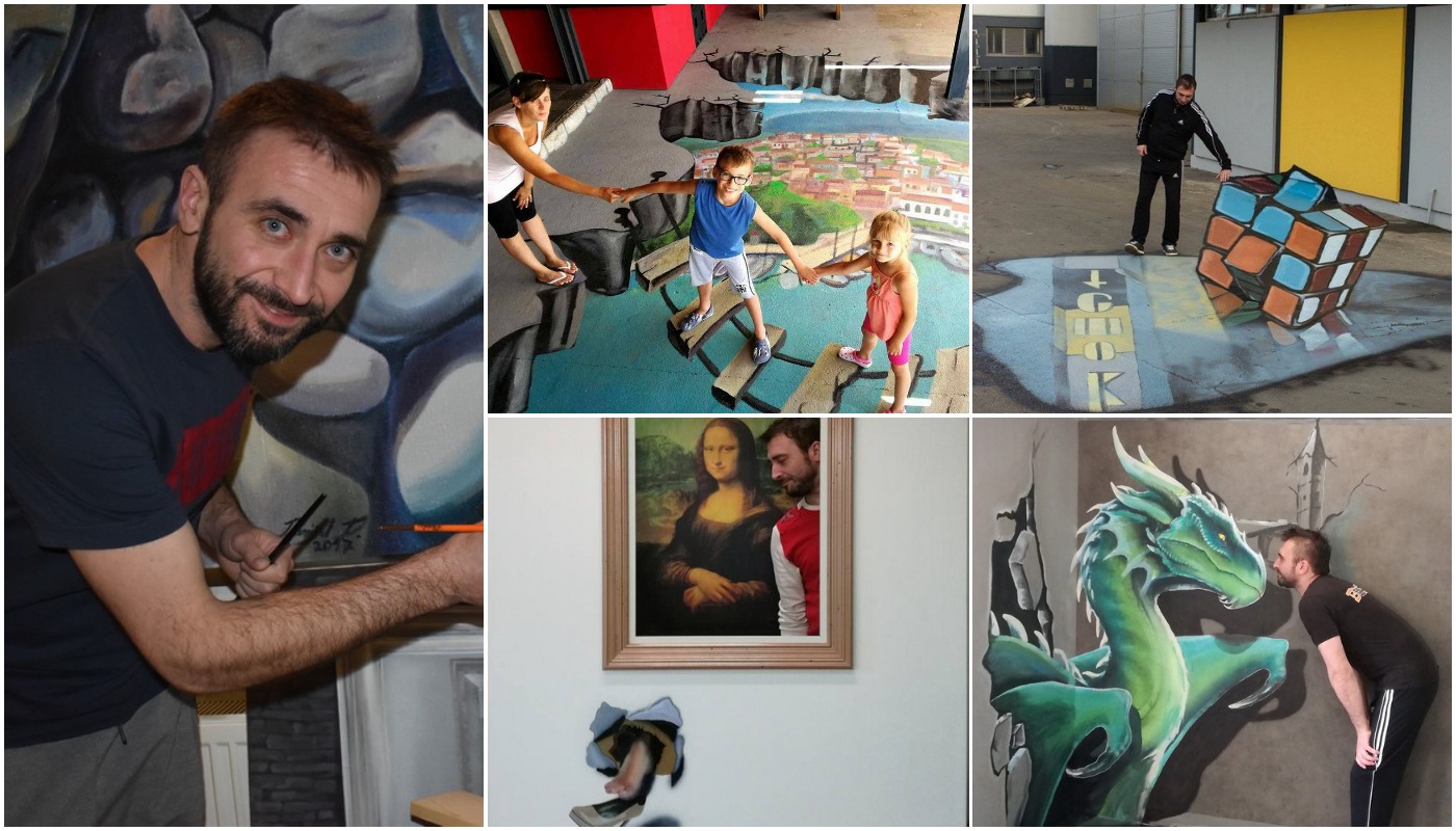 UMJETNIK DANIJEL DRVENKAR Iz perspektive kista i pod oblacima boja