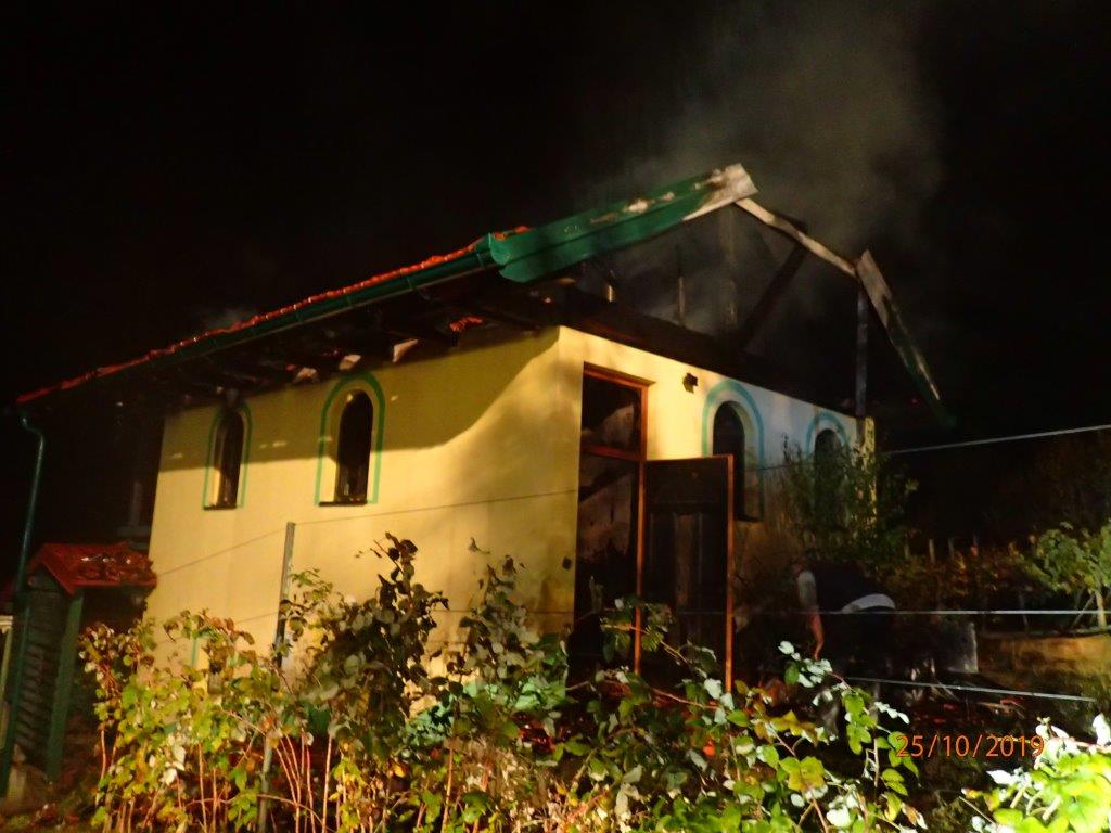 Požar na vikendici u Lopatincu