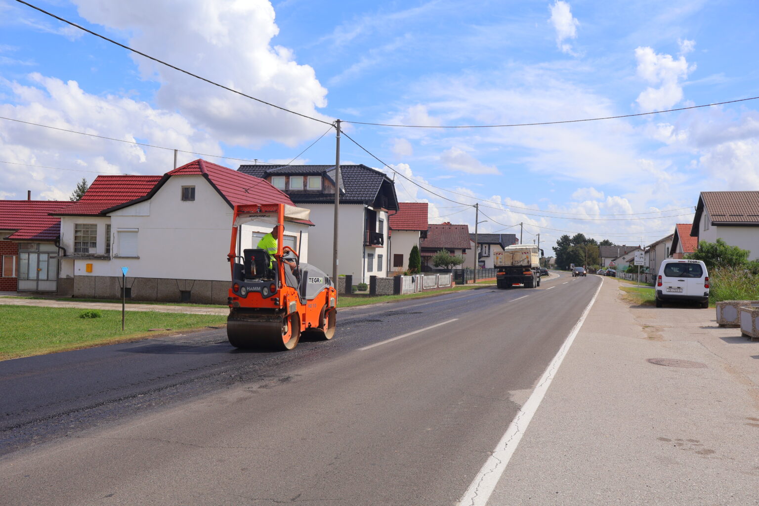 FOTO Radovi na glavnoj prometnici u Ivanovcu vrijedni 100 tisuća eura