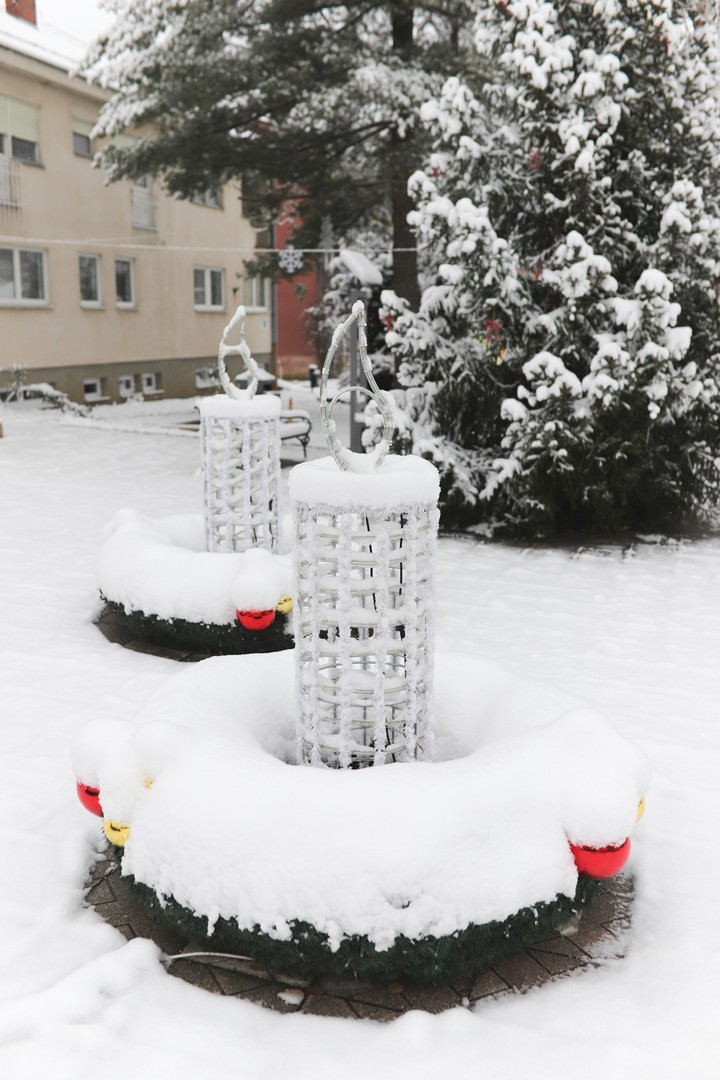 Mađerkin breg pokriven snijegom