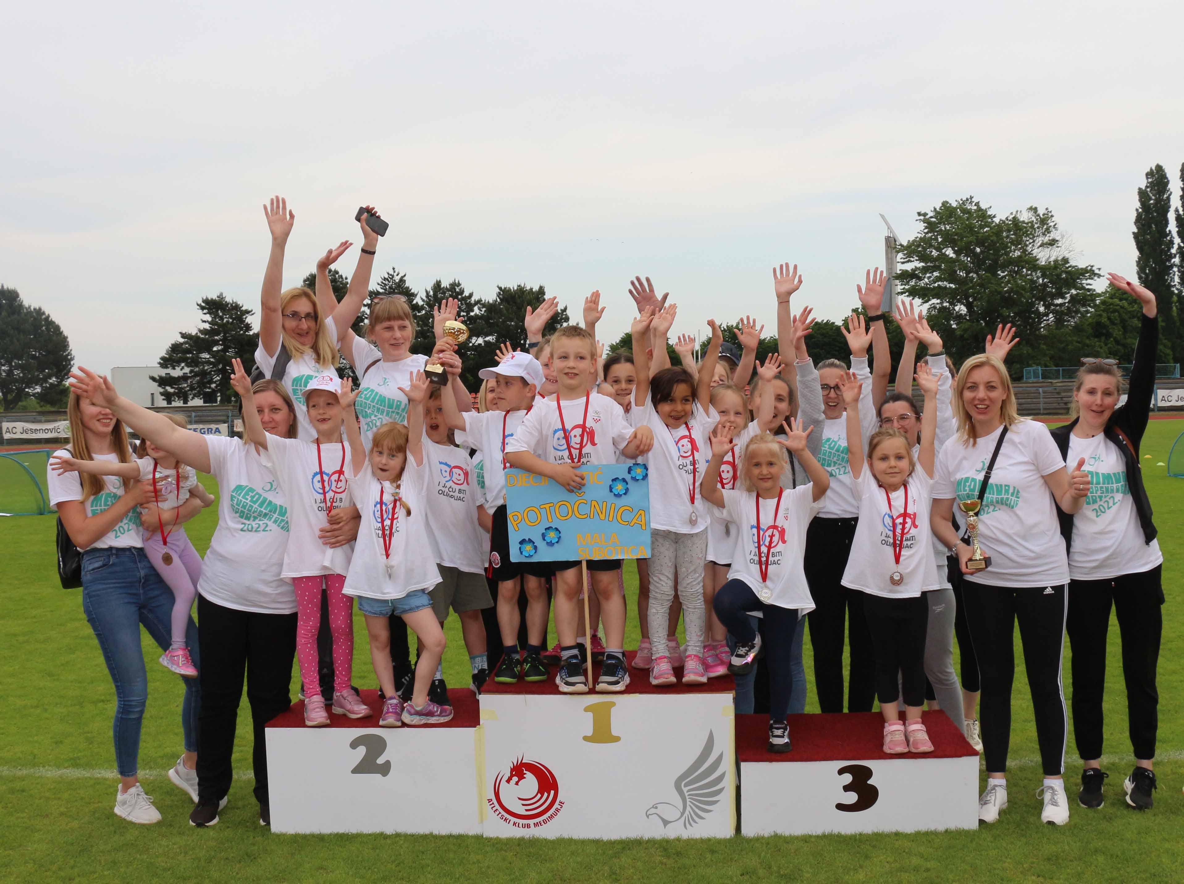 ONI SU NAJBOLJI U Čakovcu održan Olimpijski festival dječjih vrtića Međimurske županije