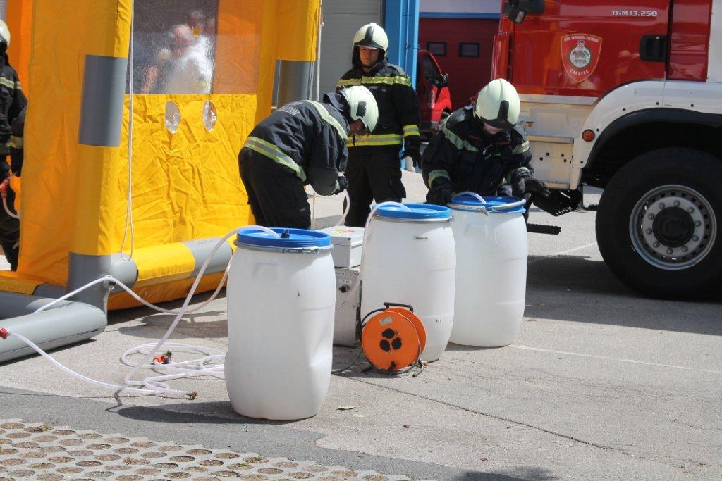 Vatrogasna vježba u Čakovcu