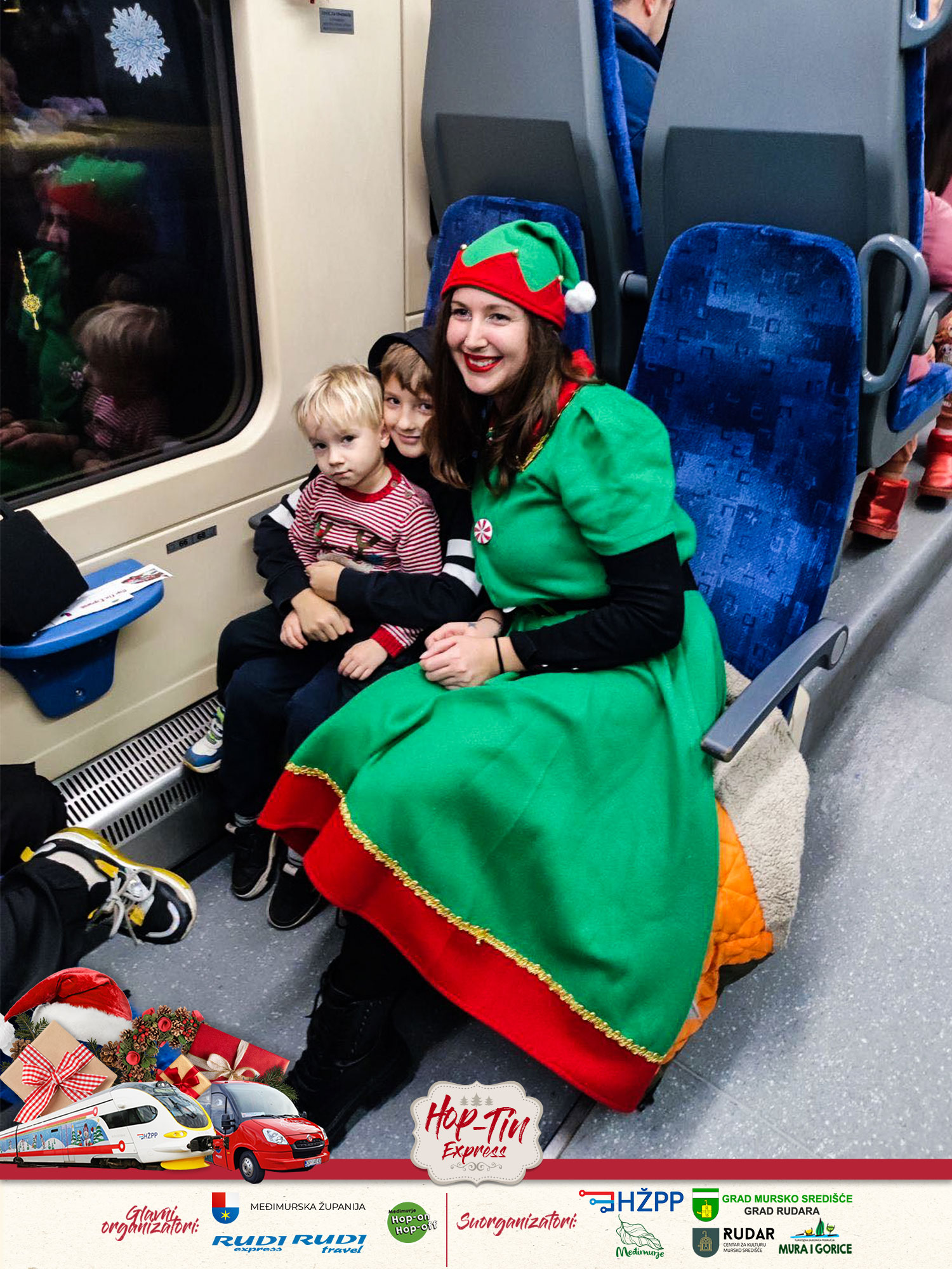 Izlet božićnim vlakom za mališane i pratnju