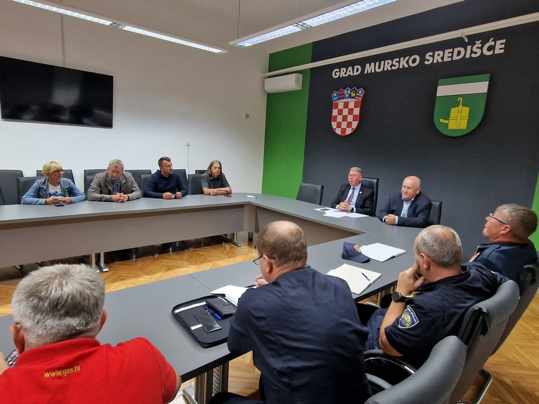 STOŽER CIVILNE ZAŠTITE Očekuje se velik vodostaj rijeke Mure