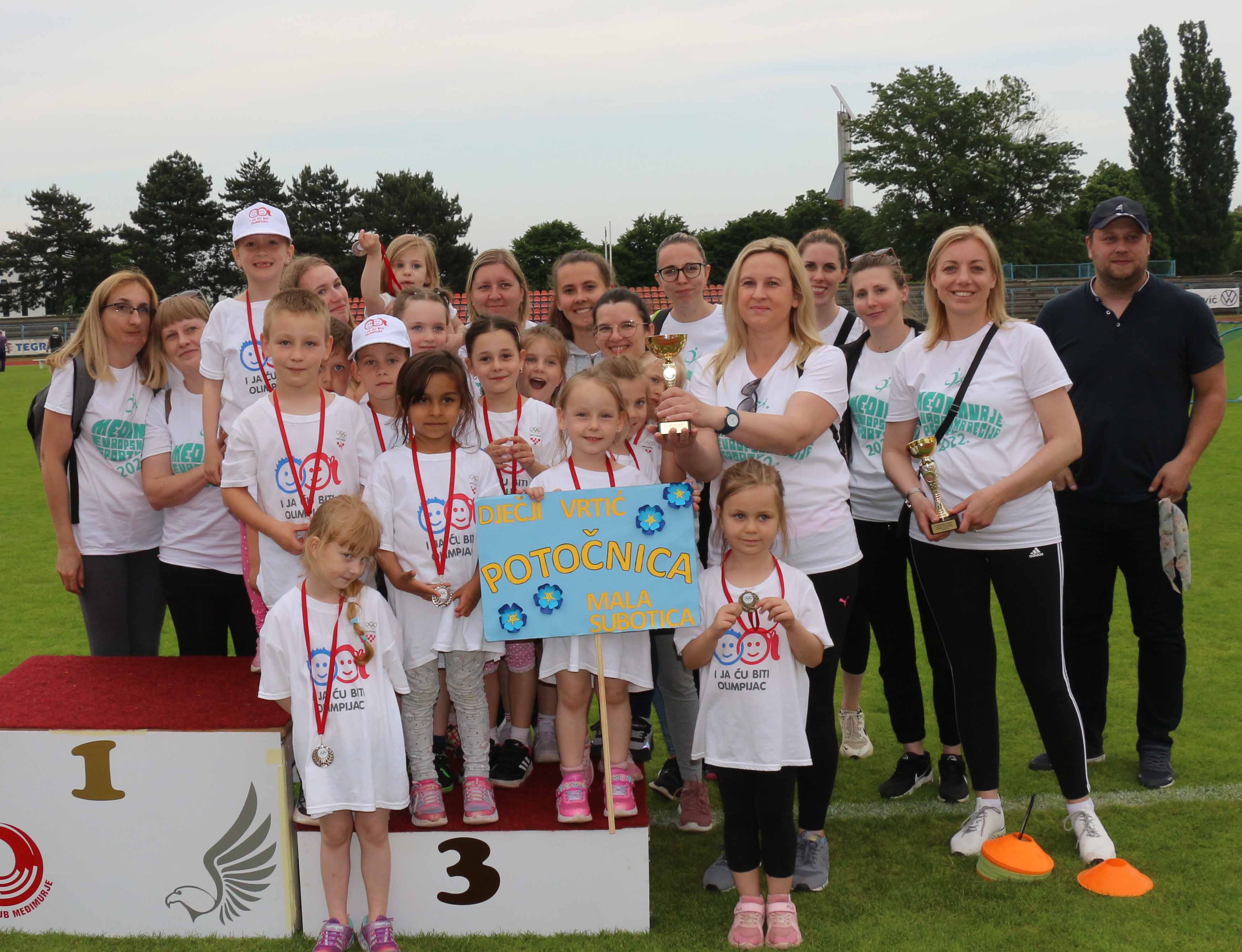 ONI SU NAJBOLJI U Čakovcu održan Olimpijski festival dječjih vrtića Međimurske županije