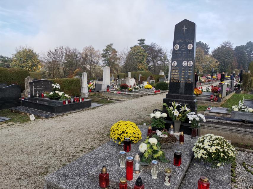 Čakovečko groblje u Mihovljanu na blagdan Svih svetih