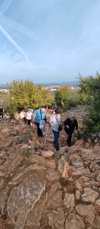 Udruga slijepih Međimurske županije na izletu u Međugorje
