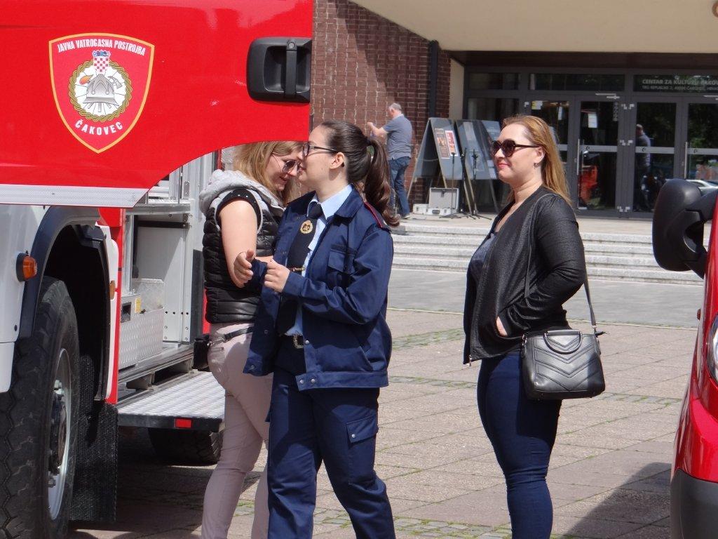 Vatrogasci na čakovečkom trgu