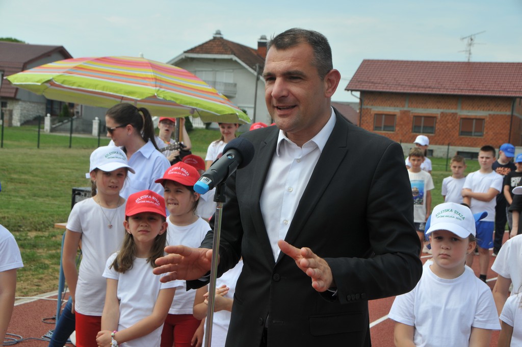 Otvorenje Sportskog igrališta – atletske staze s borilištima kod Osnovne škole Belica