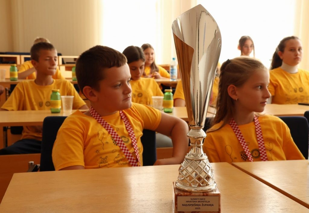 JEDINSTVEN POSJET Prijem u Međimurskoj županiji za djecu i unuke branitelja