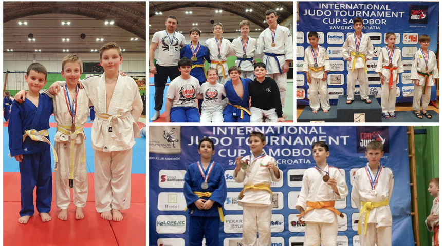 JUDO KLUB ZRINSKI Osam medalja na 30. Međunarodnom kupu u Samoboru