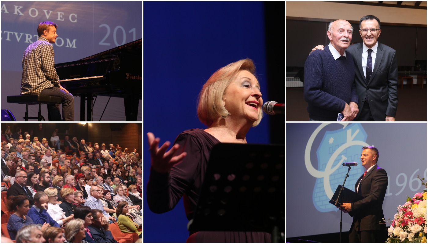 Gabi Novak i Matija Dedić u CZK-u Čakovec povodom 50. rođendana tribine Čakovec četvrtkom