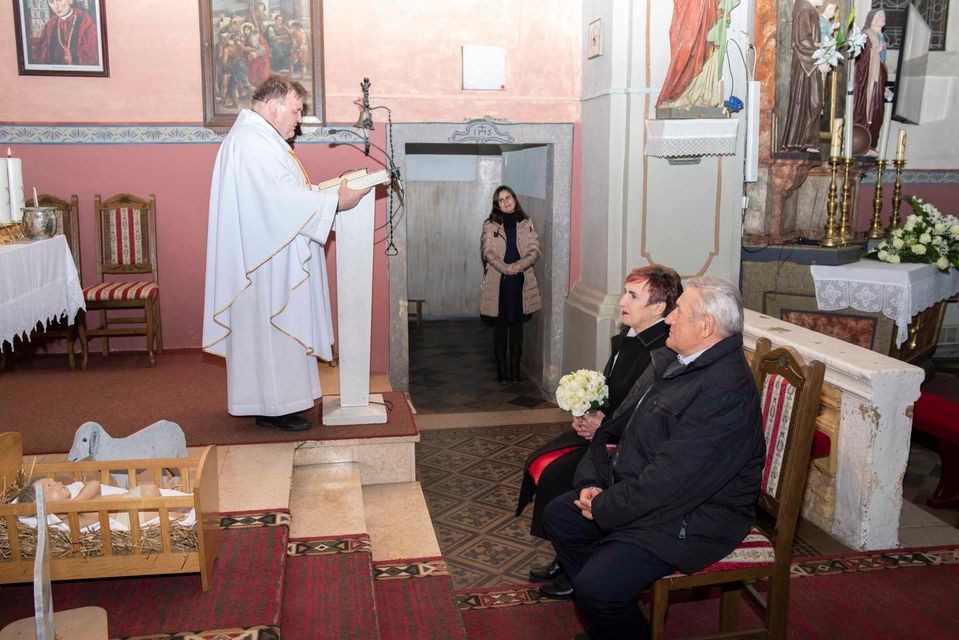 LIJEPA OBLJETNICA Terezija i Franjo Pozderec iz Donjeg Hrašćana proslavili 50 godina braka