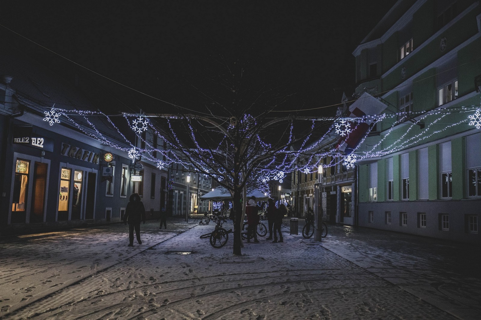 Mališani uživali u sanjkanju, snježna dekoracija centru Čakovca dala posebnu čar