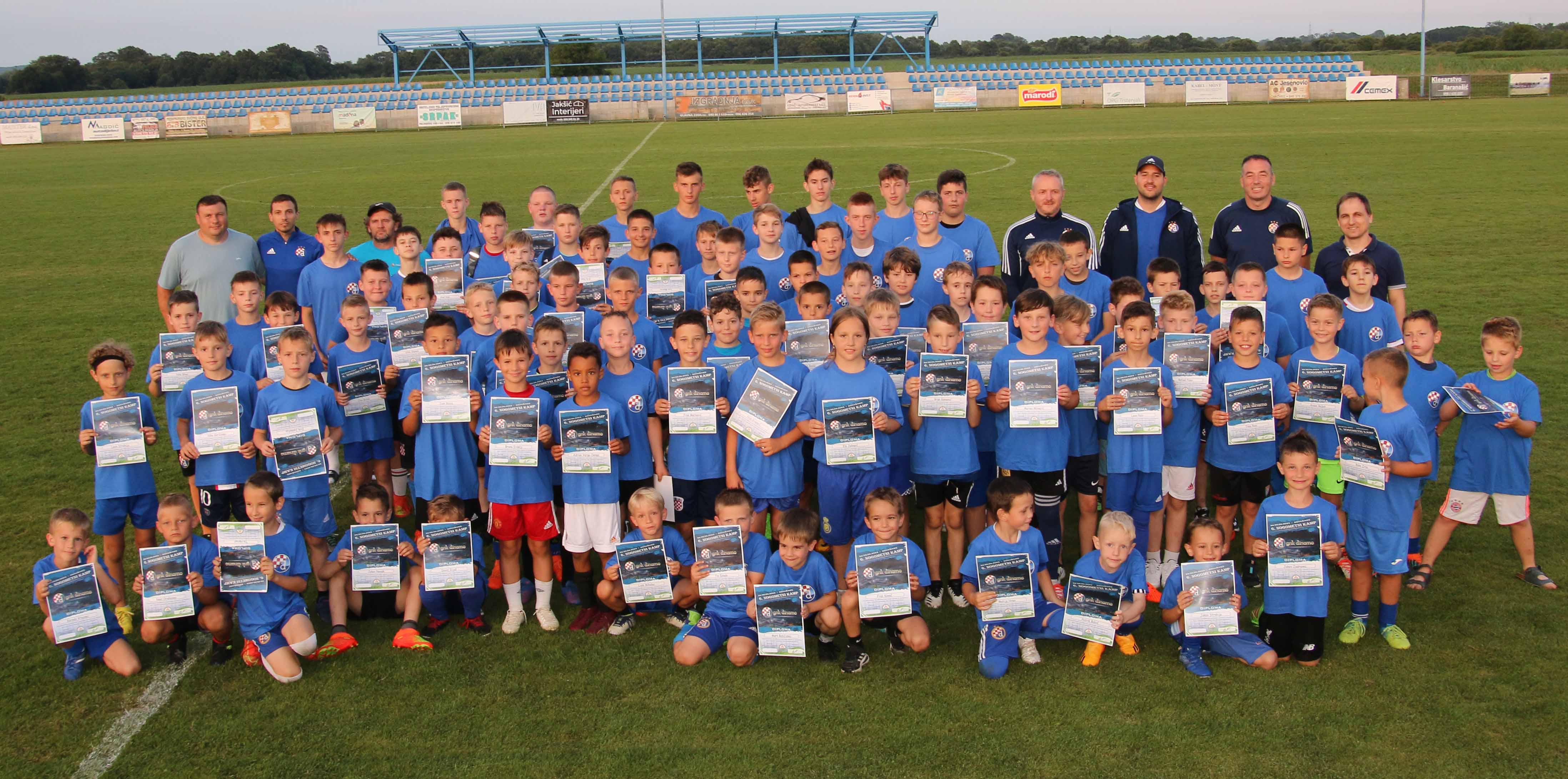 VELIKI INTERES DJECE U Domašincu održan kamp GNK Dinamo