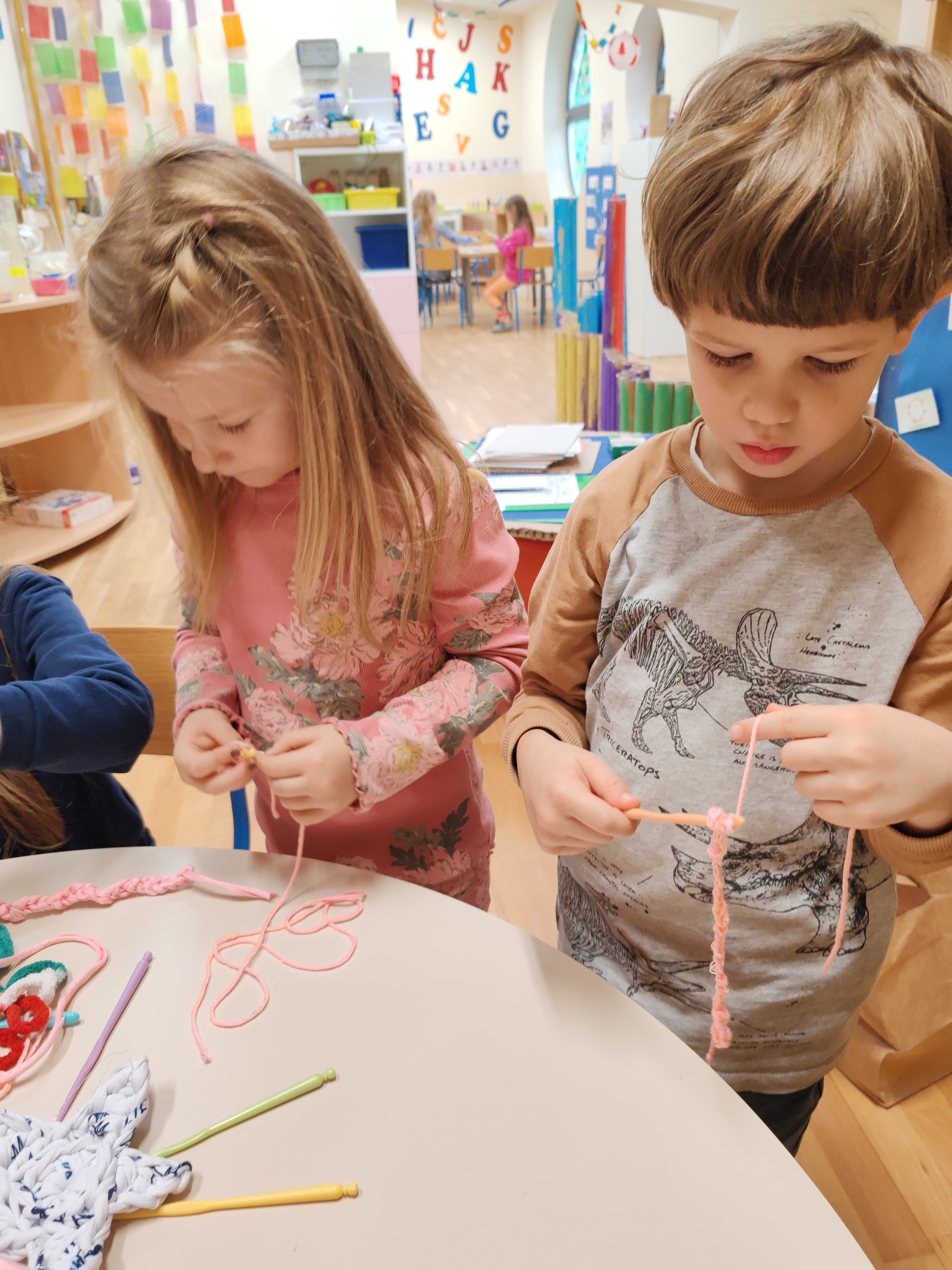 Radionica heklanja u Dječjem vrtiću Pčelica Ivanovec