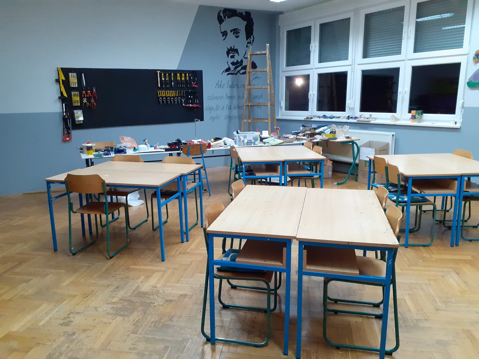 FOTO Vrijeme štrajka učenici iskoristili i dali novo ruho učionici Tehničke kulture u OŠ Domašinec