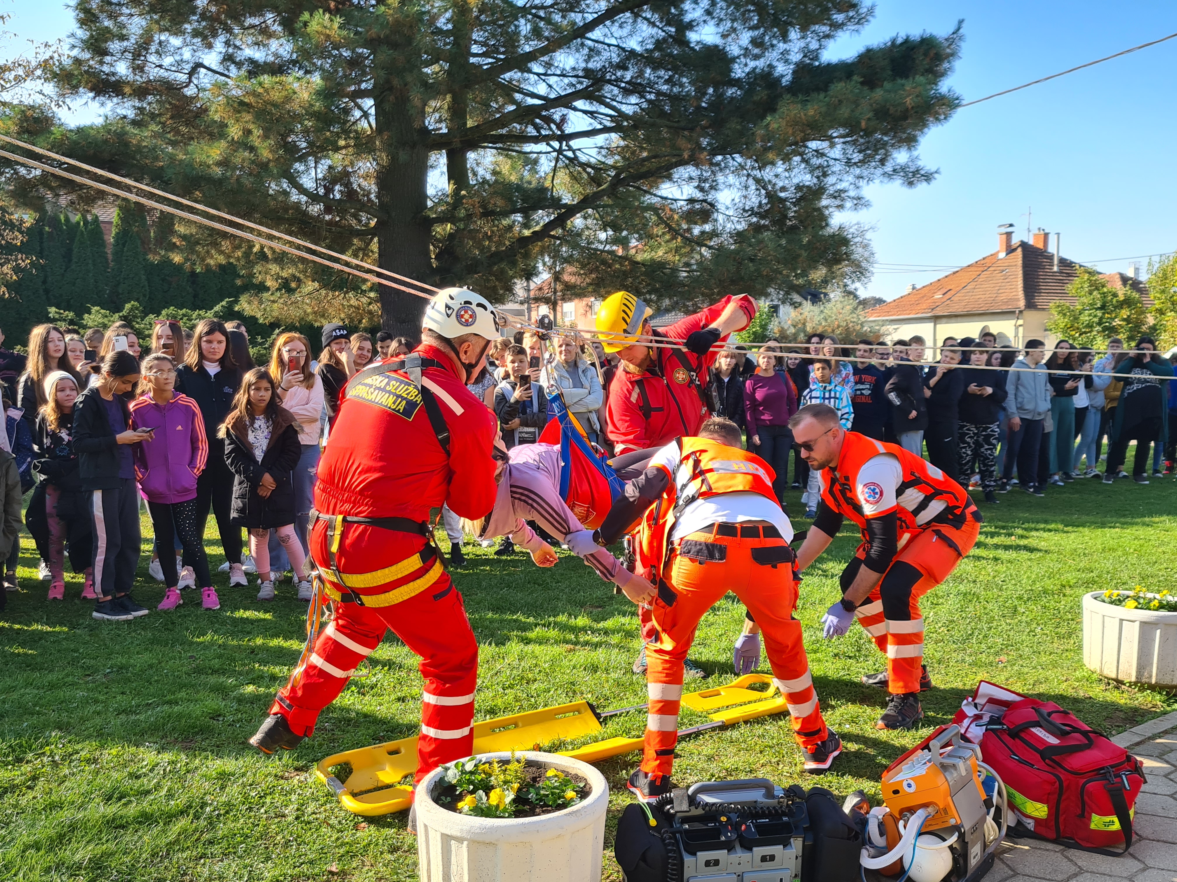 Vježba evakuacije i spašavanja u Osnovnoj školi Mursko Središće