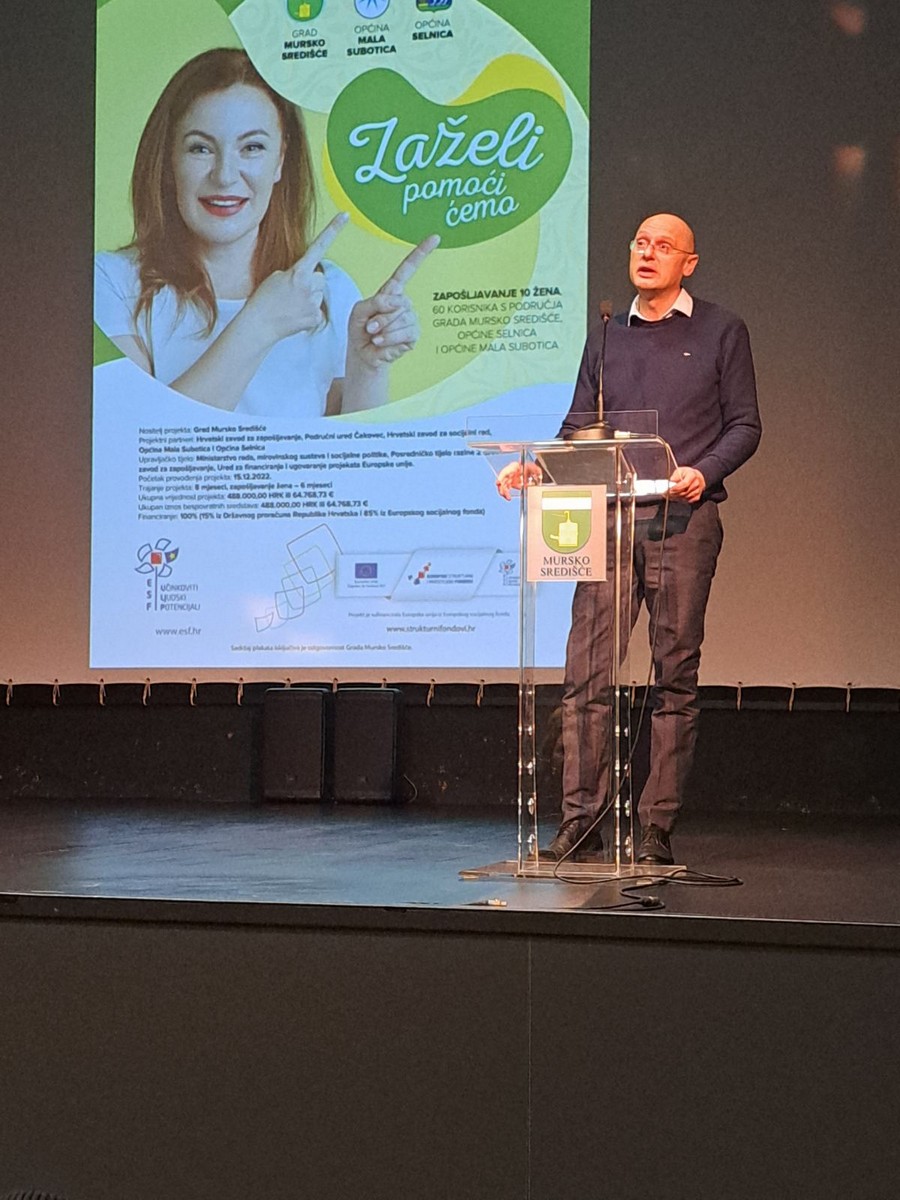 MURSKO SREDIŠĆE Održana početna konferencija projekta Zaželi – pomoći ćemo
