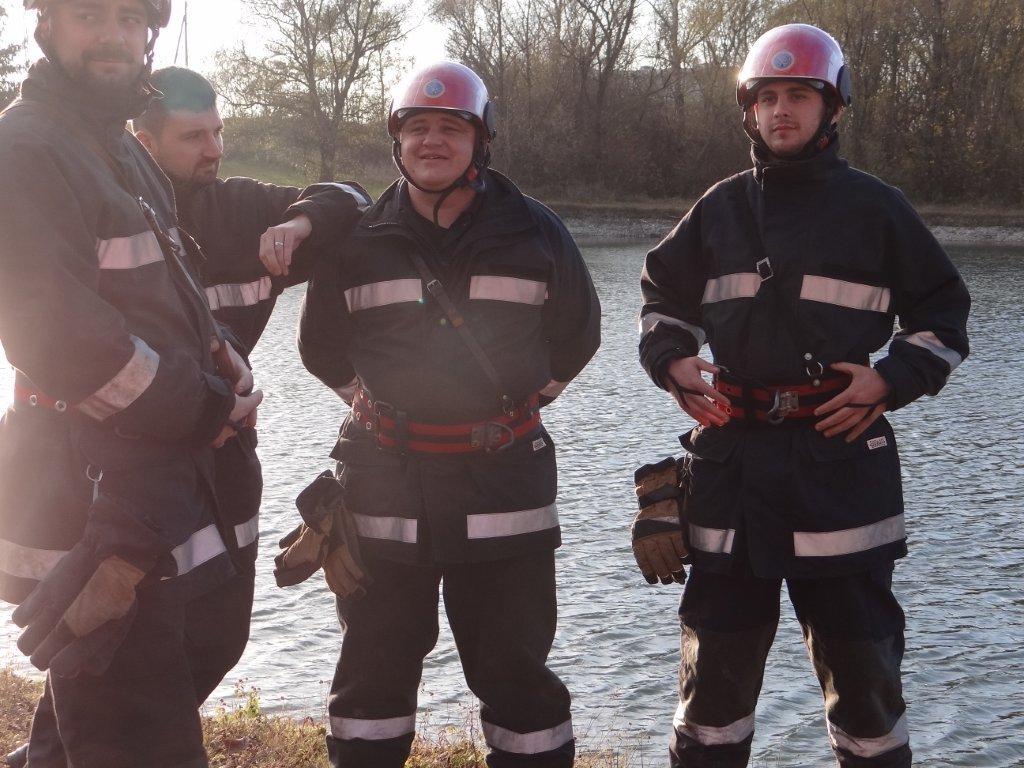 Vatrogasna vježba na obali Mičigen jezera