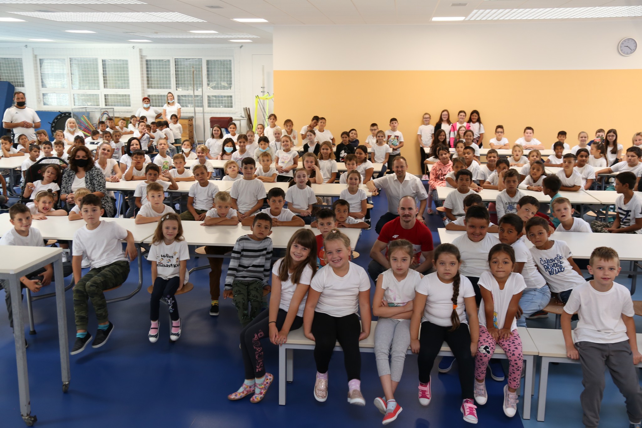 Filip Ude povodom Hrvatskog olimpijskog dana posjetio OŠ Vladimira Nazora Pribislavec