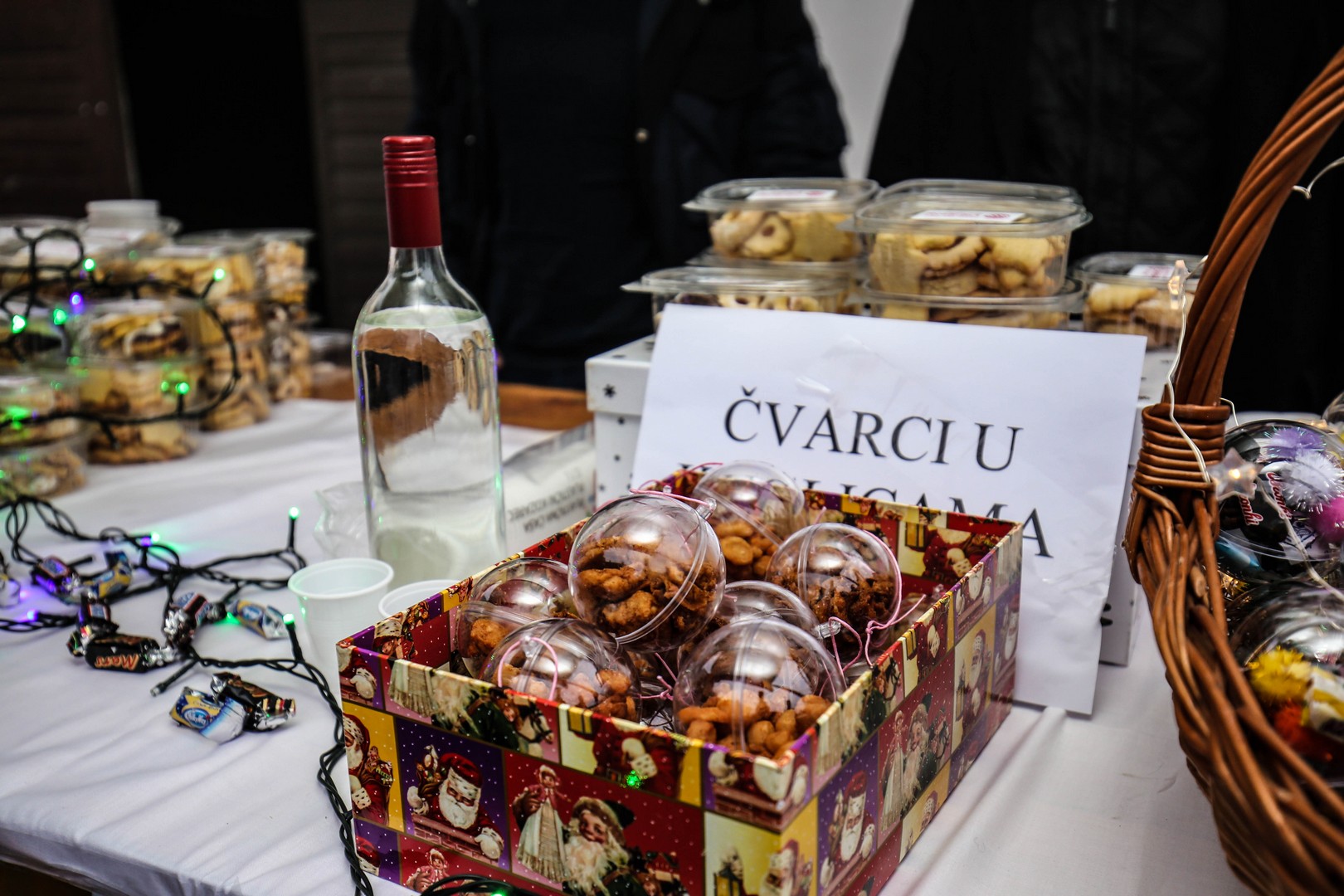 Štand dobrote Rotary cluba Međimurje u središtu Čakovca