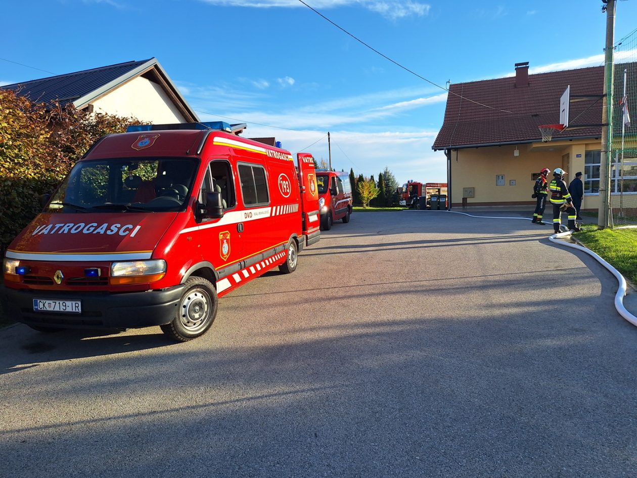 vatrogasna vježba Vatrogasne zajednice općine Sveti Juraj na Bregu