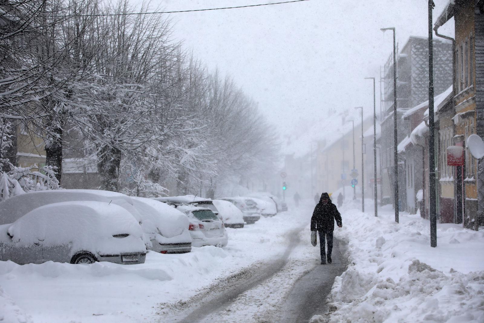 Snježno nevrijeme u Gorskom kotaru