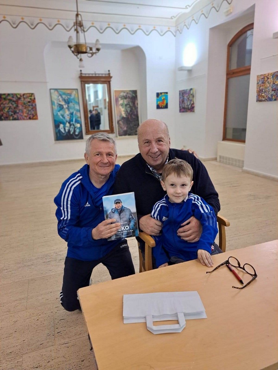 Maleni Paulo s ocem Stjepanom iz Palovca uživao na Dinamovoj večeri u Čakovcu