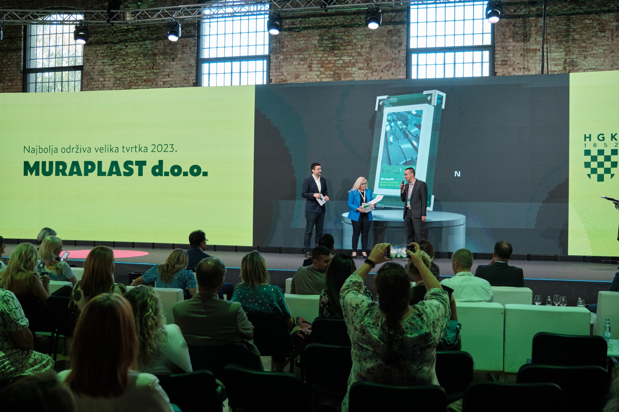 Muraplast – ESG rating HGK za najbolju veliku održivu tvrtku u Hrvatskoj