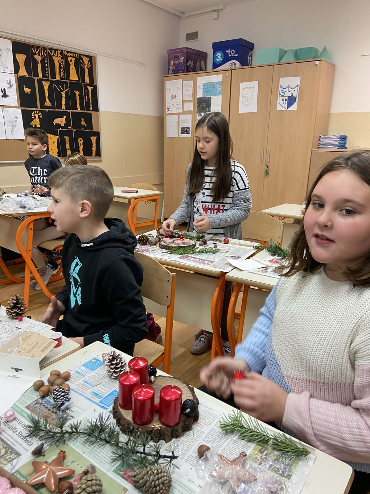 Radionica na temu Advent na stolu u III. OŠ Čakovec
