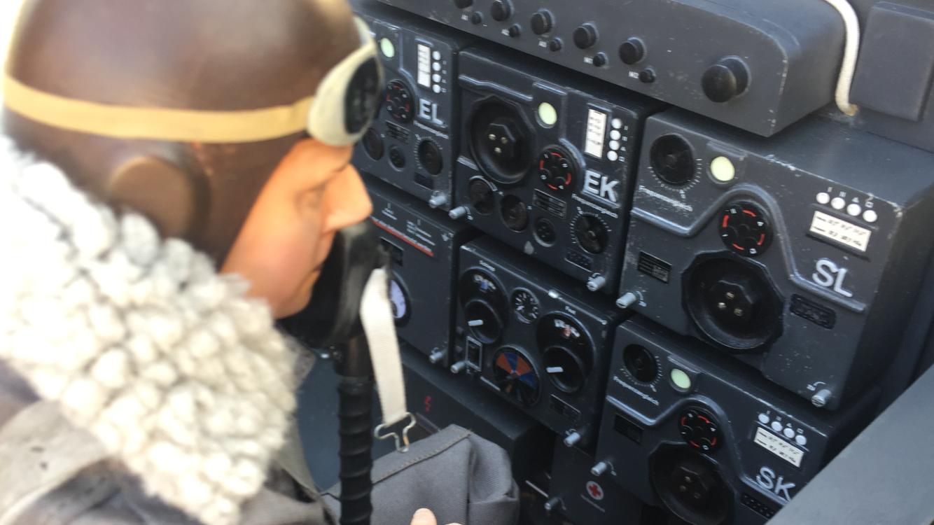 Njemački bombarder iz Drugog svjetskog rata na nebu iznad Čakovca