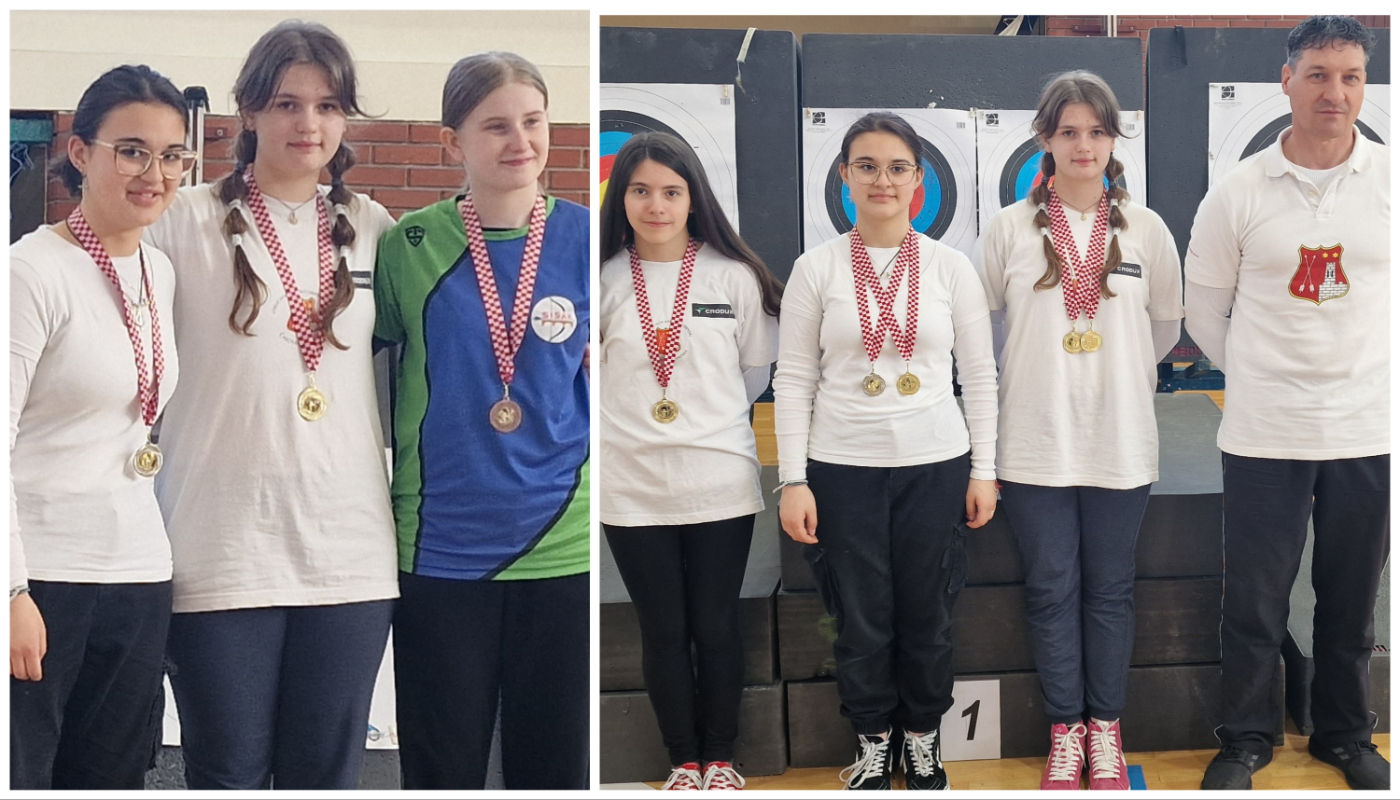 DJEČJE PRVENSTVO HRVATSKE U KUTINI Tena Mikolaj prvakinja države, Karla Sklepić srebrna