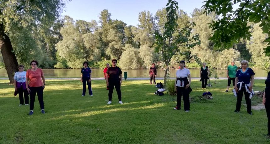 AKTIVAN TRENING U Murskom Središću udruge obilježile tjedan kretanja – pretrčali 300 stepenica uz Muru