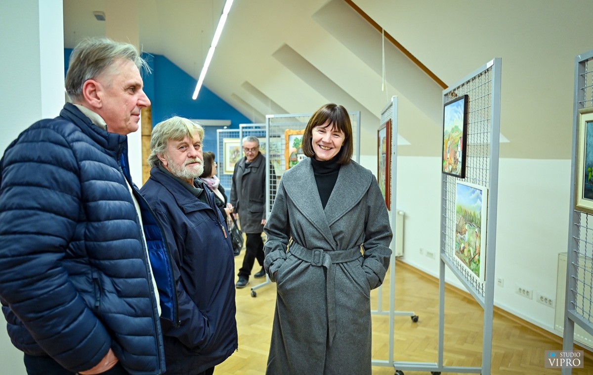 FOTO Otvorena Godišnja izložba radova članova LUDM-a Prelog