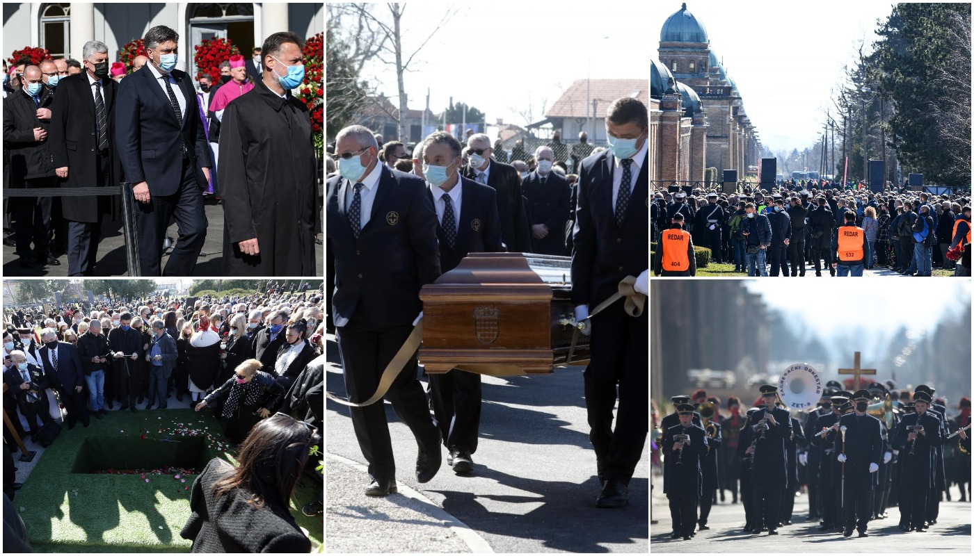 ispratio ga veliki broj građana: Pokopan je Milan Bandić