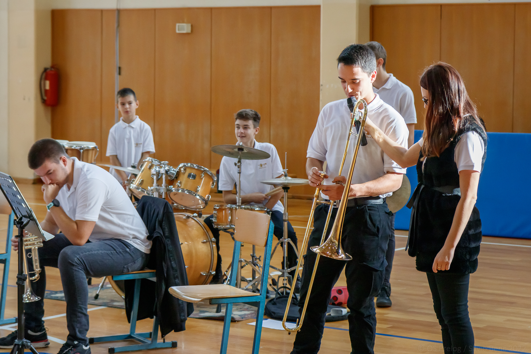 Puhački orkestar u OŠ Prelog