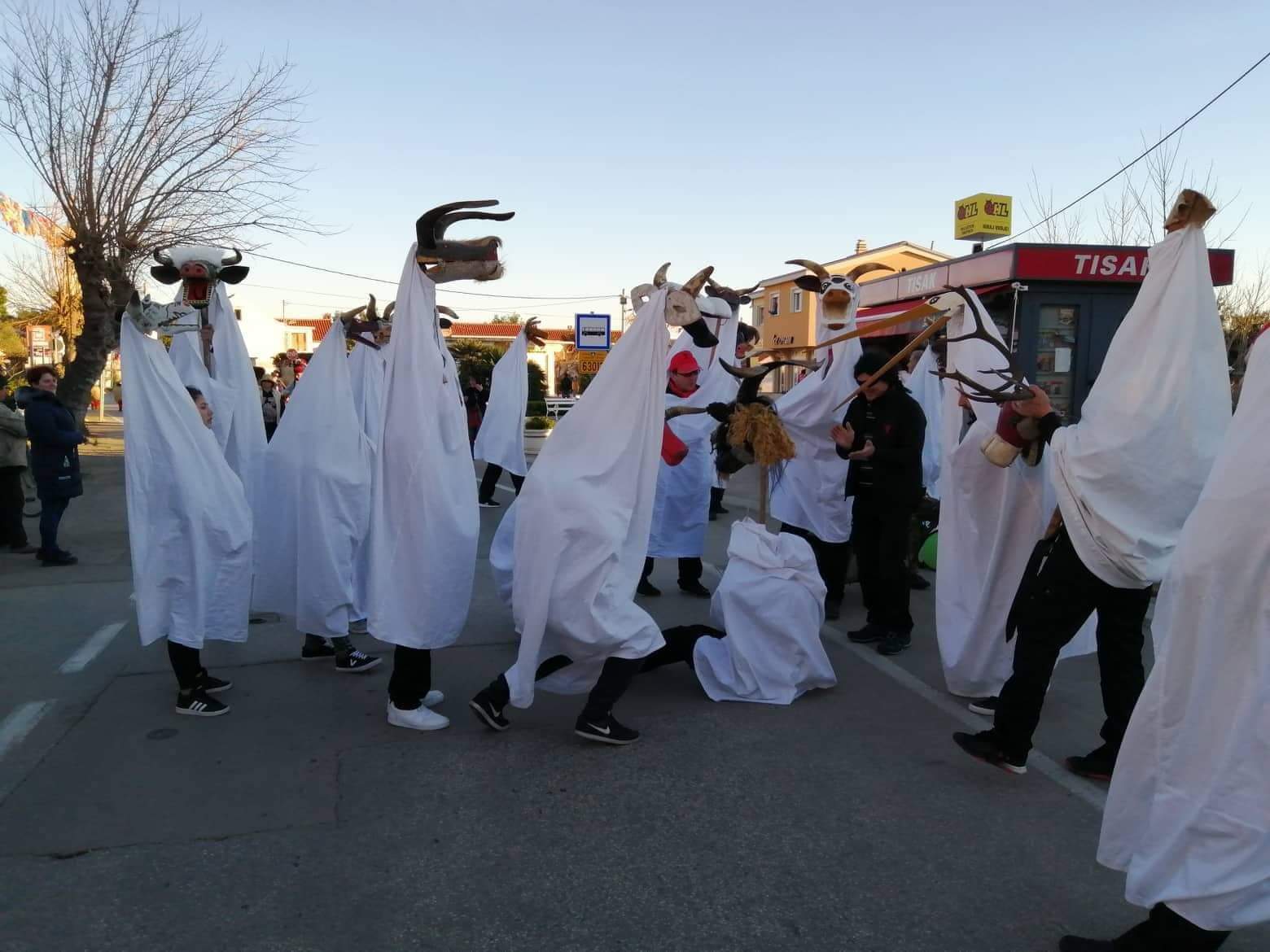 FOTO KUU Čaplja Podturen osvojila treće mjesto na međunarodnom karnevalu na otoku Viru
