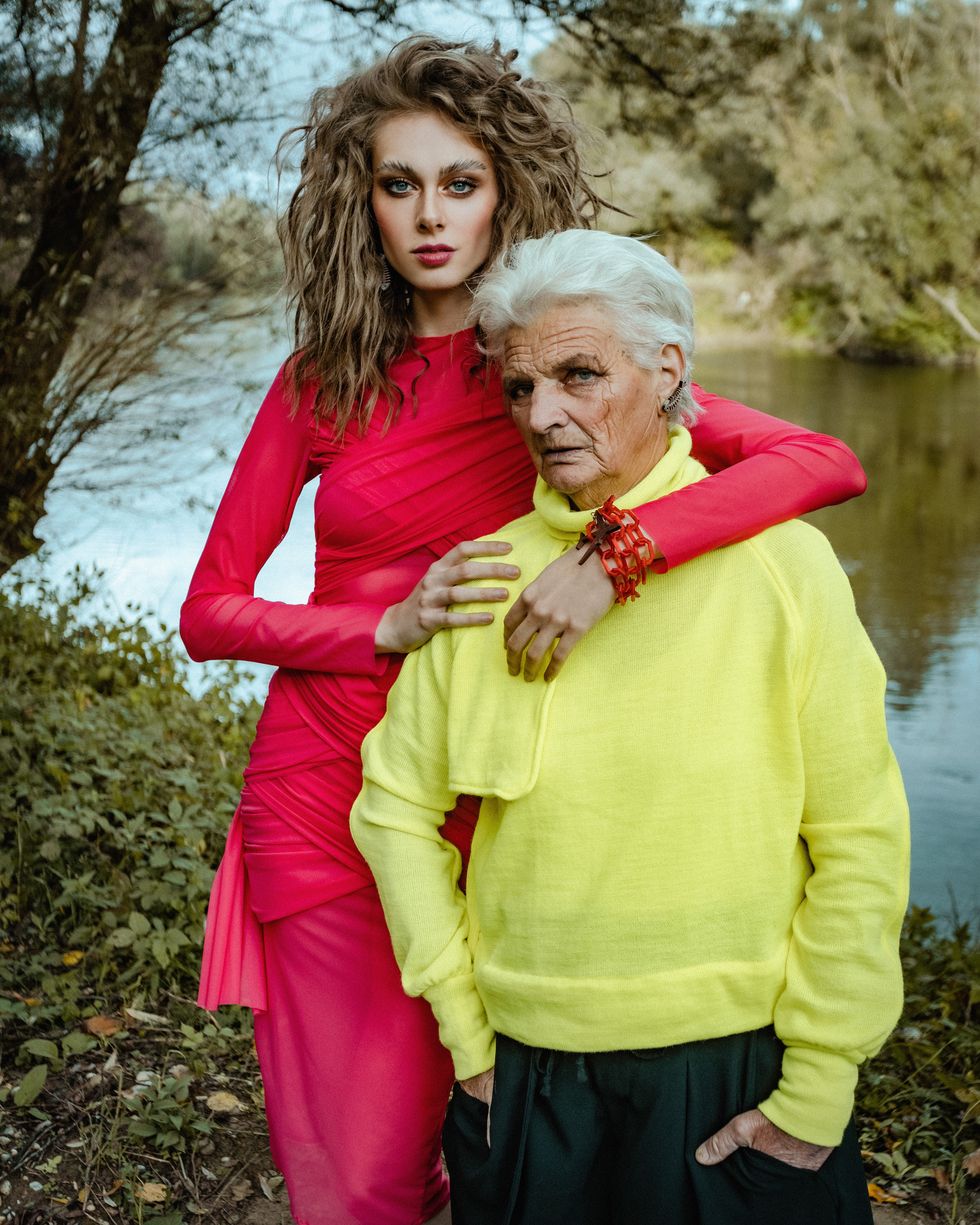 JASMINA ARNAUTOVIĆ I GORAN ČIŽMEŠIJA Netaknute prirodne lokacije uz Dravu i Muru savršeno su se uklopile u kulisu kolekcije