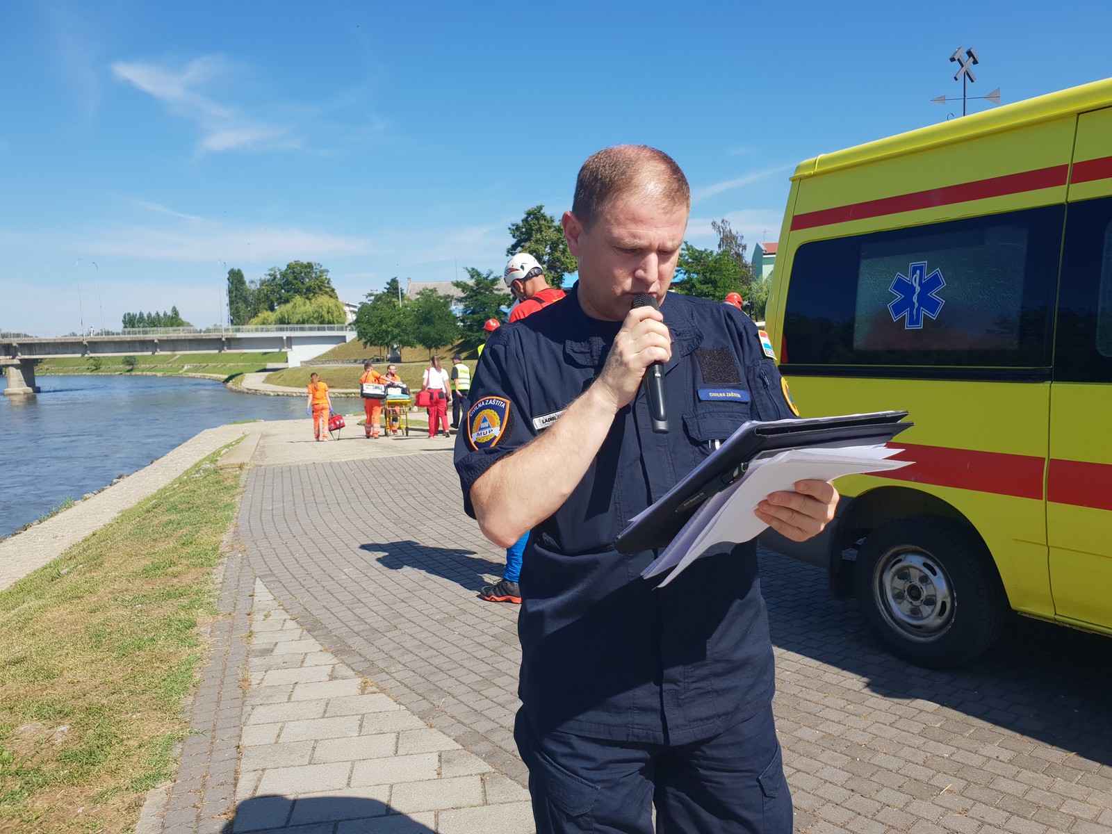 Vježba u Murskom Središću ‘Poplava 2019.’