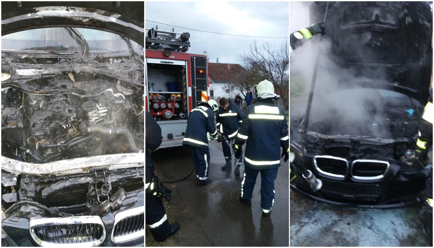 U Goričanu planuo automobil, vatrogasci brzo intervenirali