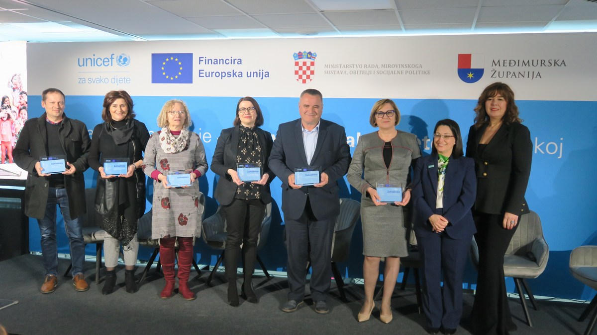UNICEF i Međimurska županija jačaju najmlađe i njihove obitelji