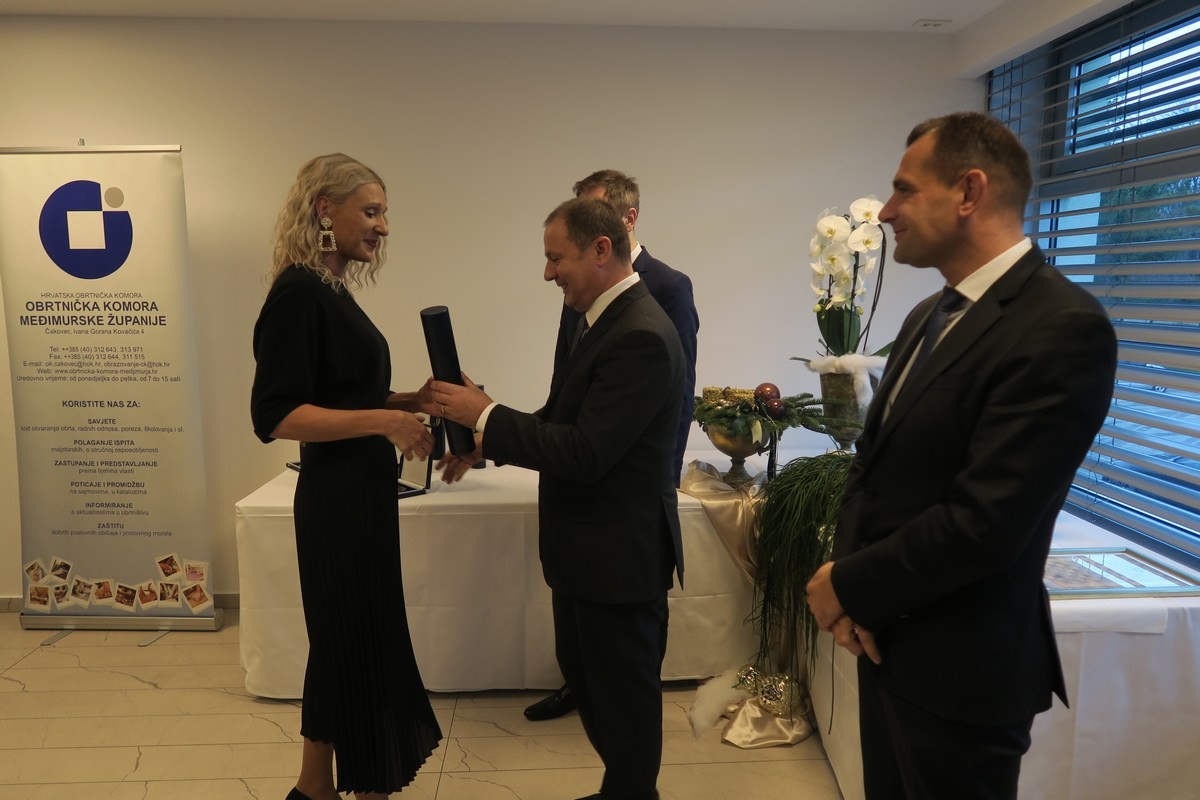PONOS MEĐIMURJA Dodijeljene nagrade vrijednim obrtnicima koji djeluju više od 20 godina!